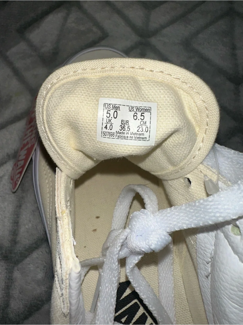 Vans Cream Old Skool Sneakers